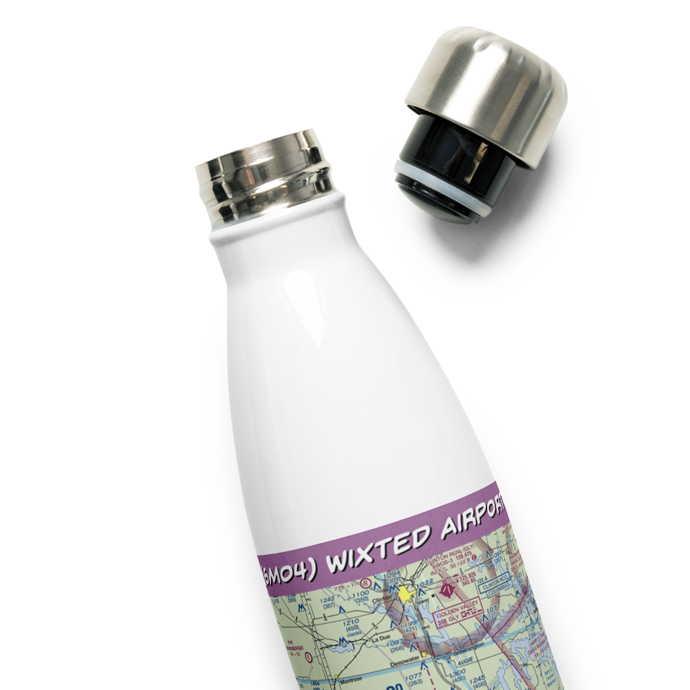 Wixted Airport (6MO4) VFR Sectional Water Bottle 