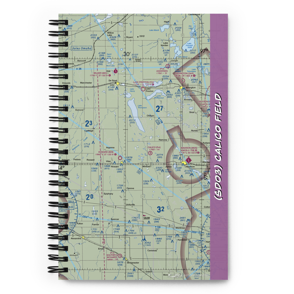 Calico Field (SD03) VFR Sectional Notebook 