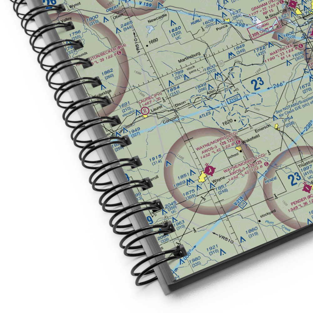 Mj Aviation Ii Airport (SD00) VFR Sectional Notebook 