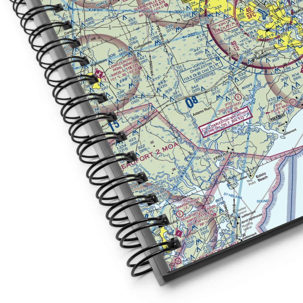 Mount Holly Airport (SC98) VFR Sectional Notebook 