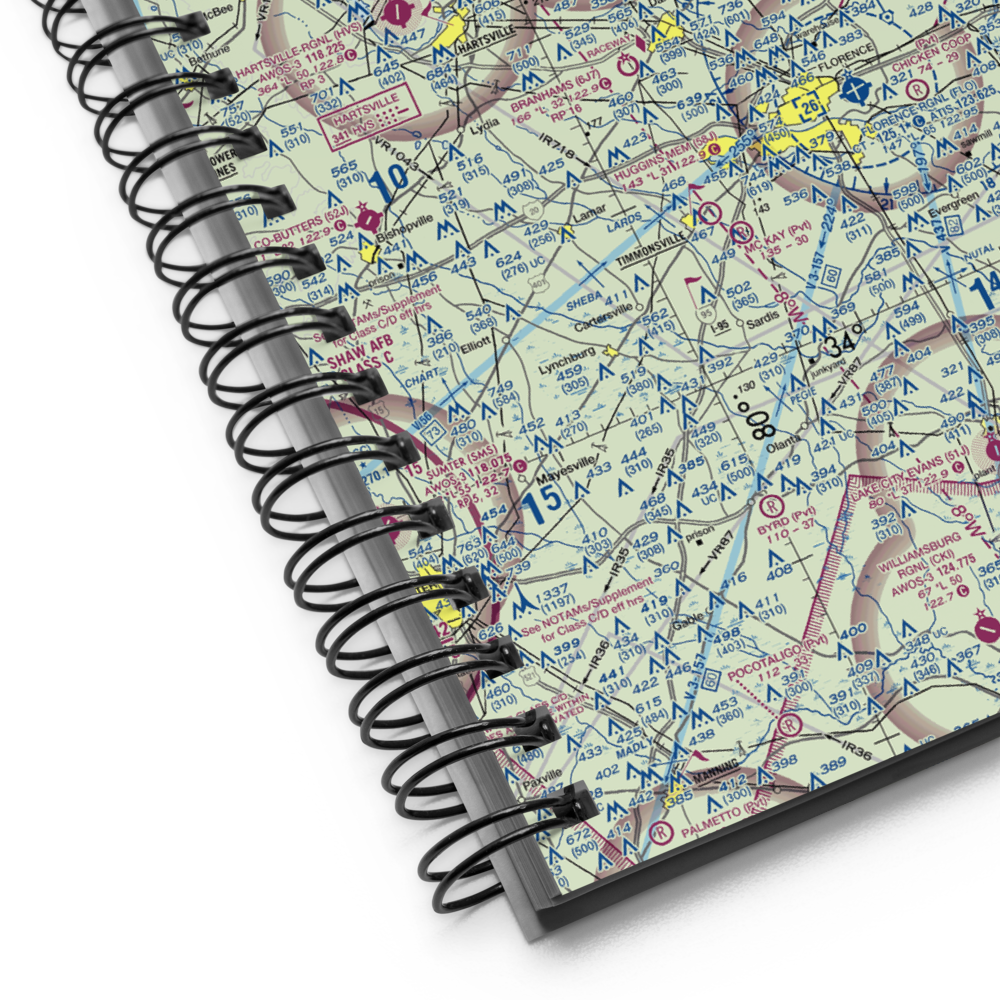 Paul's Plantation Airport (SC93) VFR Sectional Notebook 