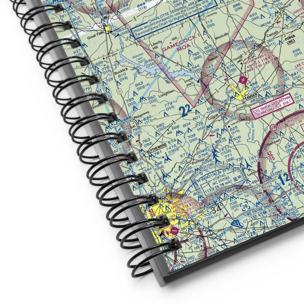Bermuda High Gliderport (SC79) VFR Sectional Notebook 
