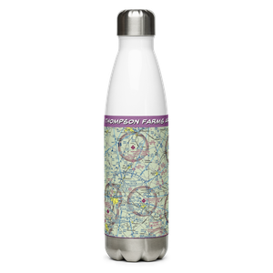 Thompson Farms Airport (6NC5) VFR Sectional Water Bottle