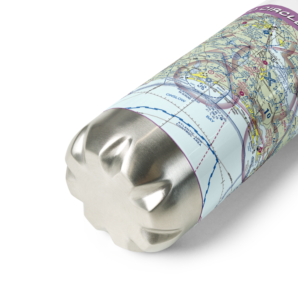 Circle P Farm Airport (6NC7) VFR Sectional Water Bottle 