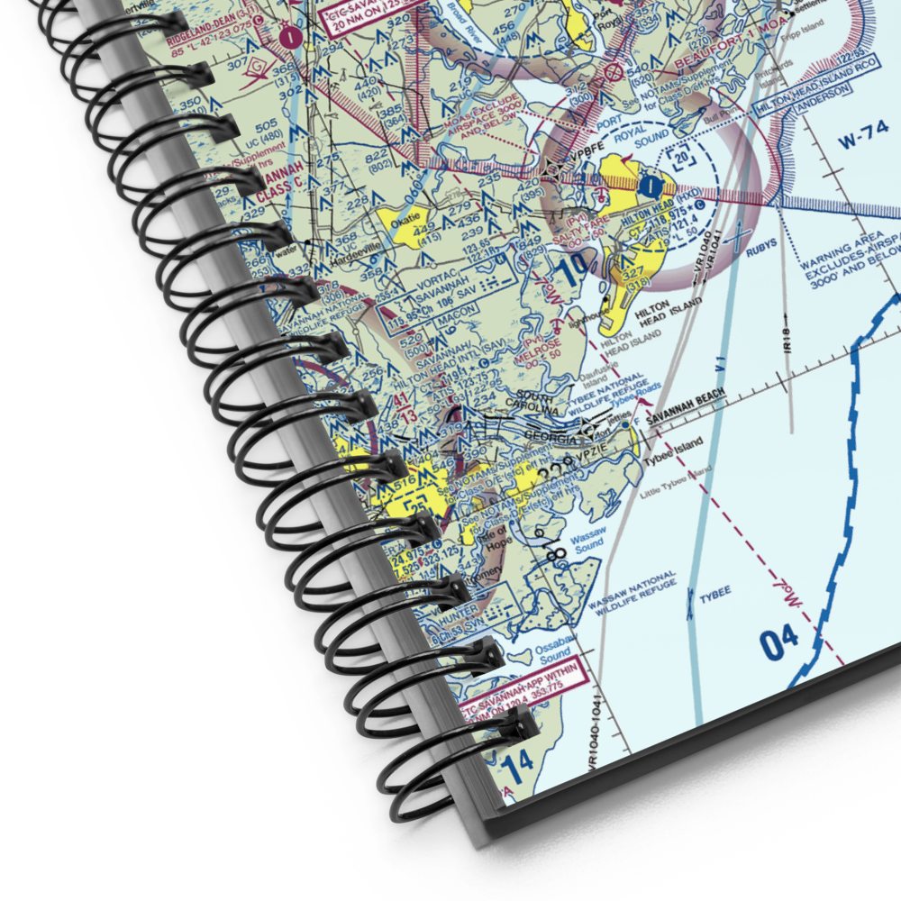 Marsh Point Airport (SC74) VFR Sectional Notebook 