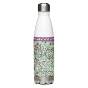 Moss Hill Airport (6NC9) VFR Sectional Water Bottle