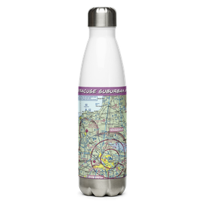 Syracuse Suburban Airport (6NK) VFR Sectional Water Bottle