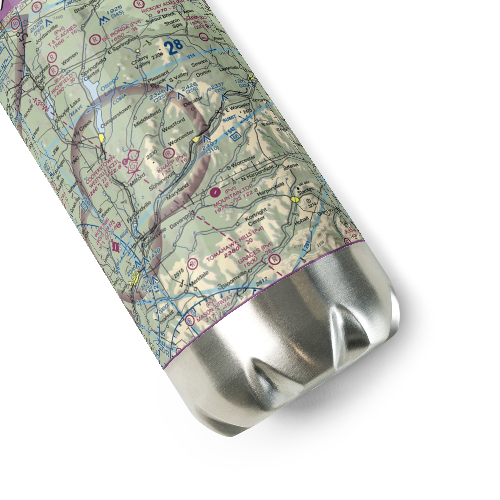 Knapp Airport (6NK0) VFR Sectional Water Bottle 