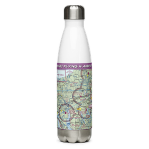 Flying K Airport (6NK8) VFR Sectional Water Bottle