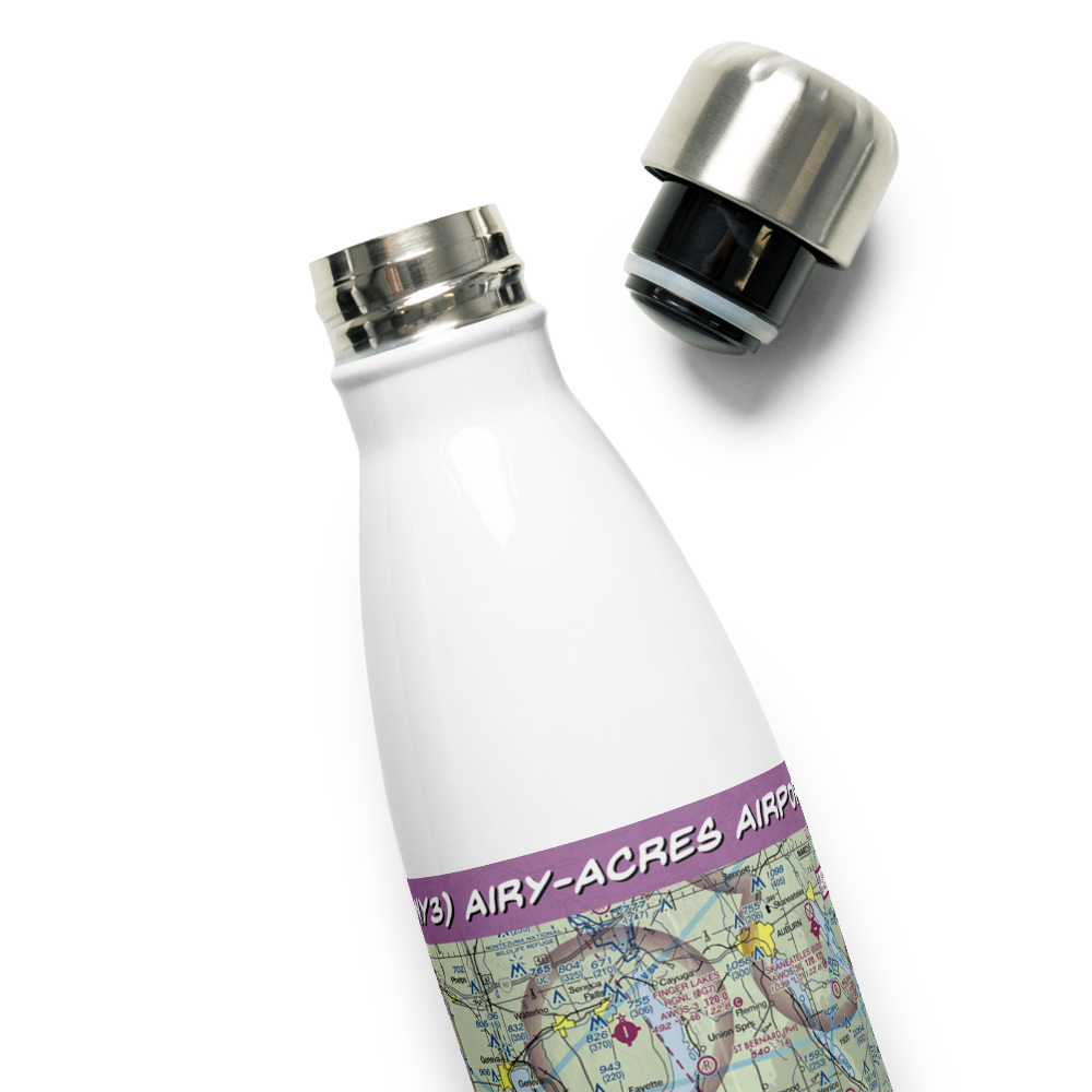 Airy-Acres Airport (6NY3) VFR Sectional Water Bottle 