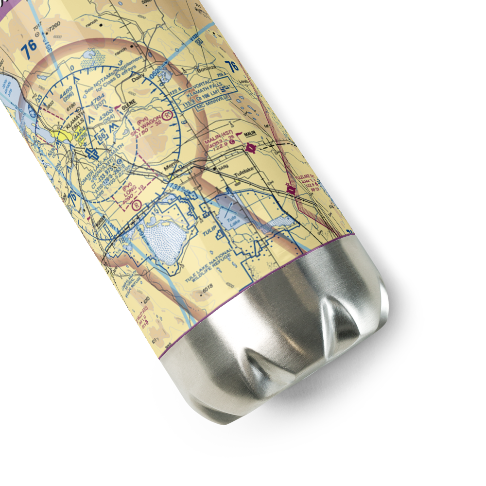 Sky Wagon Ranch Airport (6OG3) VFR Sectional Water Bottle 