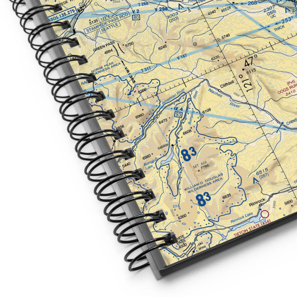 Cle Elum Municipal Airport (S93) VFR Sectional Notebook 