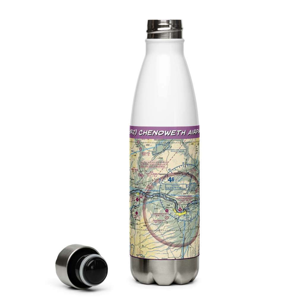 Chenoweth Airpark (6OR2) VFR Sectional Water Bottle 