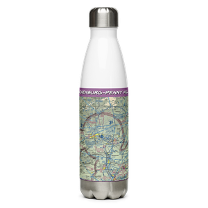 Hackenburg-Penny Hill Airport (6PA3) VFR Sectional Water Bottle