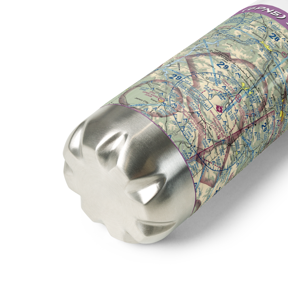 Sam's Field (6PN5) VFR Sectional Water Bottle 