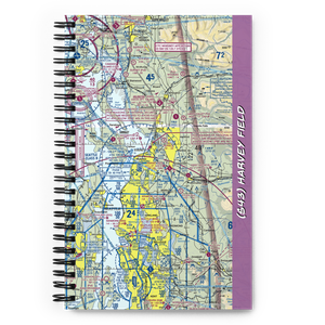 Harvey Field (S43) VFR Sectional Notebook
