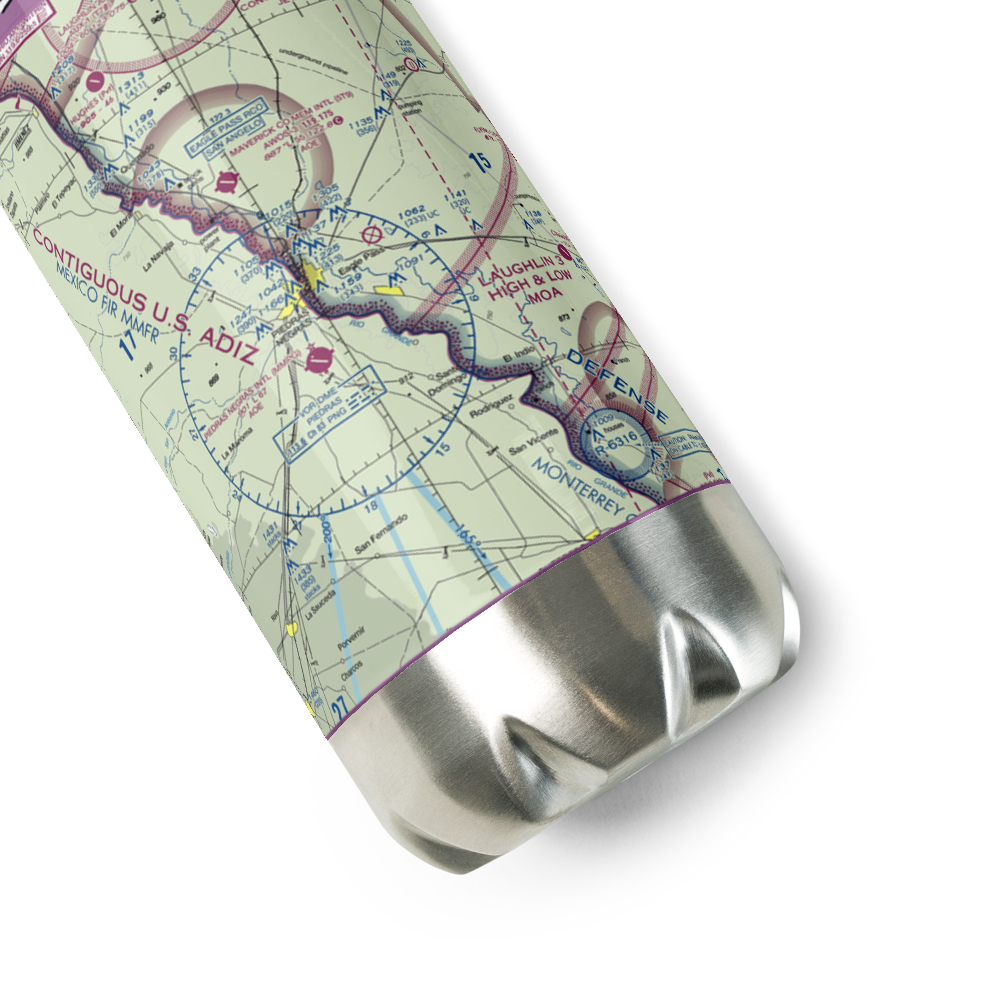 Winn Exploration Co. Inc Airport (6TA4) VFR Sectional Water Bottle 