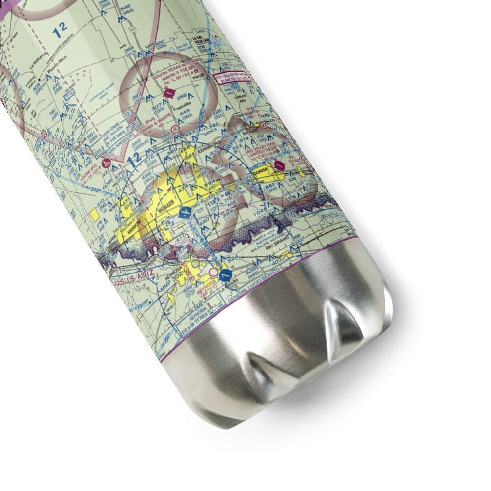 Norman & White Airport (6TE1) VFR Sectional Water Bottle 