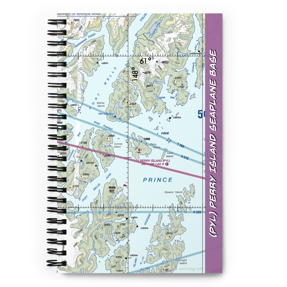 Perry Island Seaplane Base (PYL) VFR Sectional Notebook 