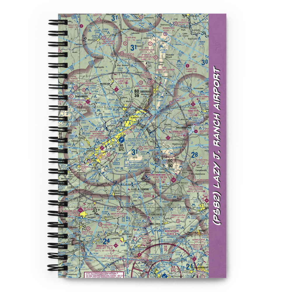 Lazy J. Ranch Airport (PS82) VFR Sectional Notebook 