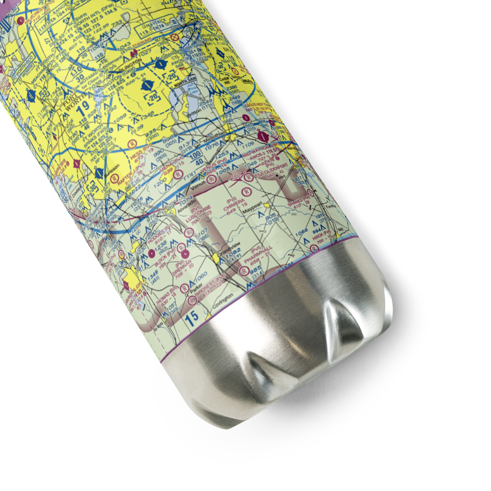 Flying L Airpark (6TX7) VFR Sectional Water Bottle 