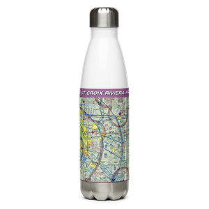 St Croix Riviera Airport (6WI2) VFR Sectional Water Bottle