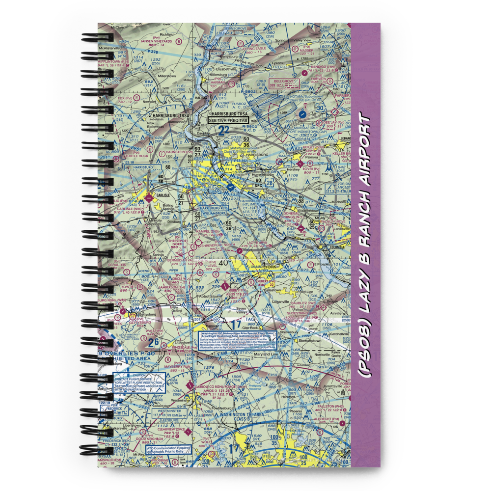 Lazy B Ranch Airport (PS08) VFR Sectional Notebook 