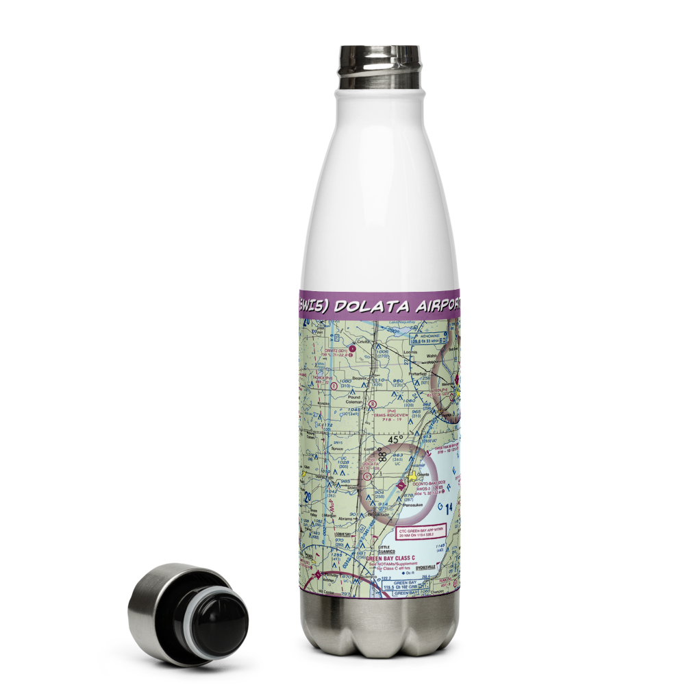 Dolata Airport (6WI5) VFR Sectional Water Bottle 