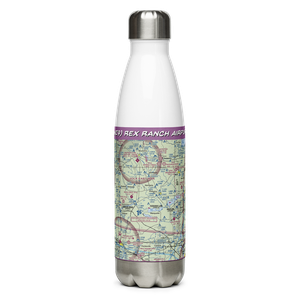 Rex Ranch Airport (6WI9) VFR Sectional Water Bottle