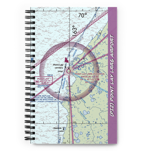 Point Lay LRRS Airport (PIZ) VFR Sectional Notebook