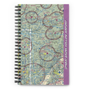 Skunk Hollow Airport (PN83) VFR Sectional Notebook