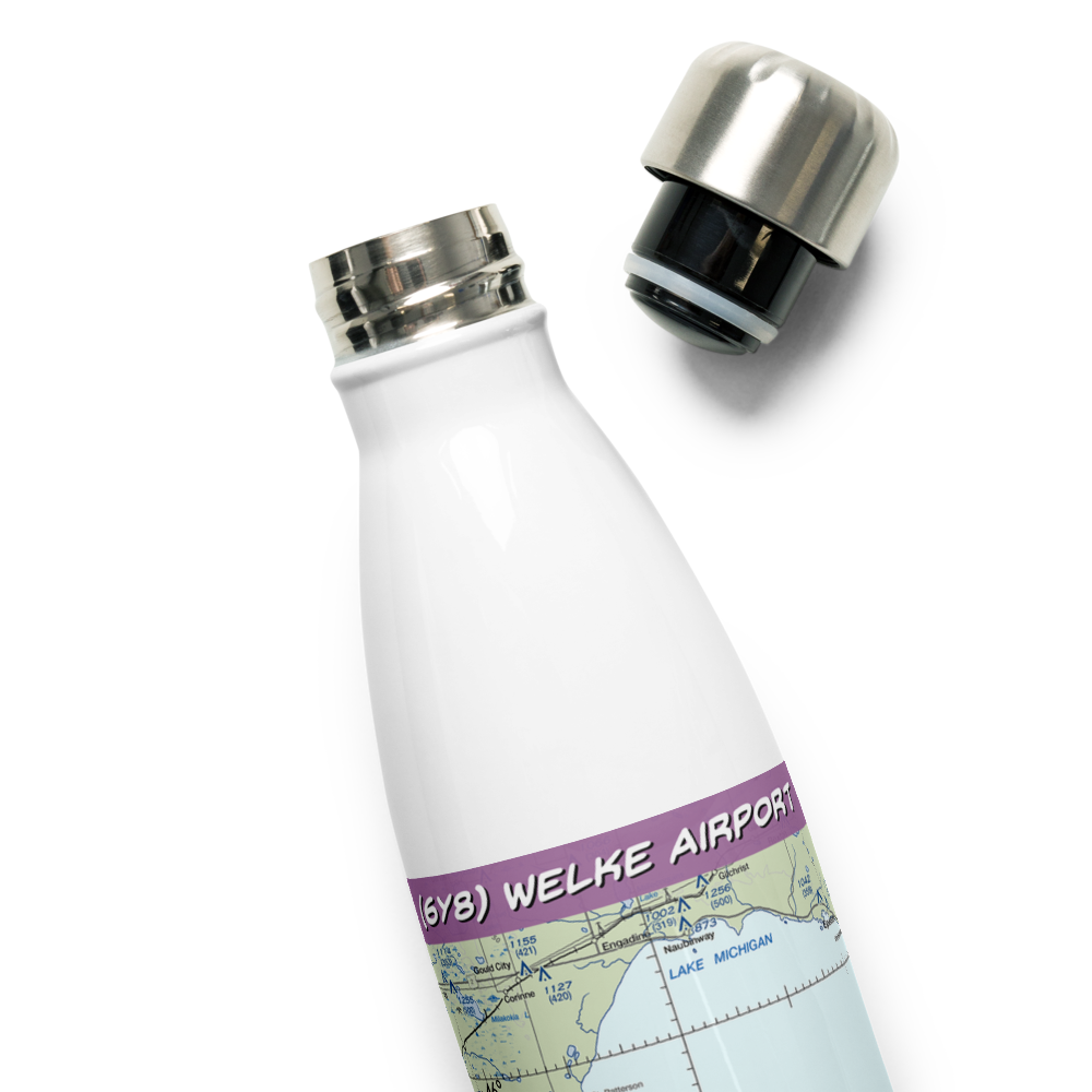 Welke Airport (6Y8) VFR Sectional Water Bottle 
