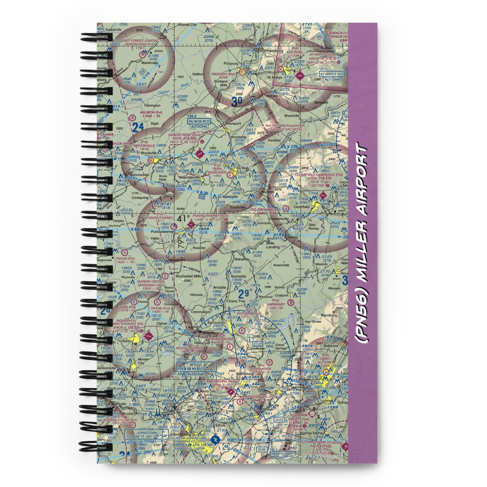 Miller Airport (PN56) VFR Sectional Notebook 