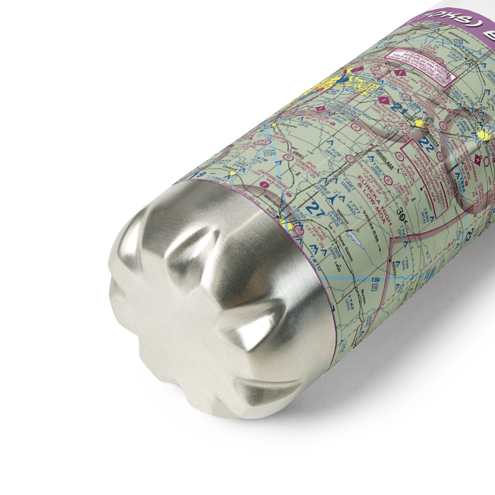 Bannon Field (70KS) VFR Sectional Water Bottle 