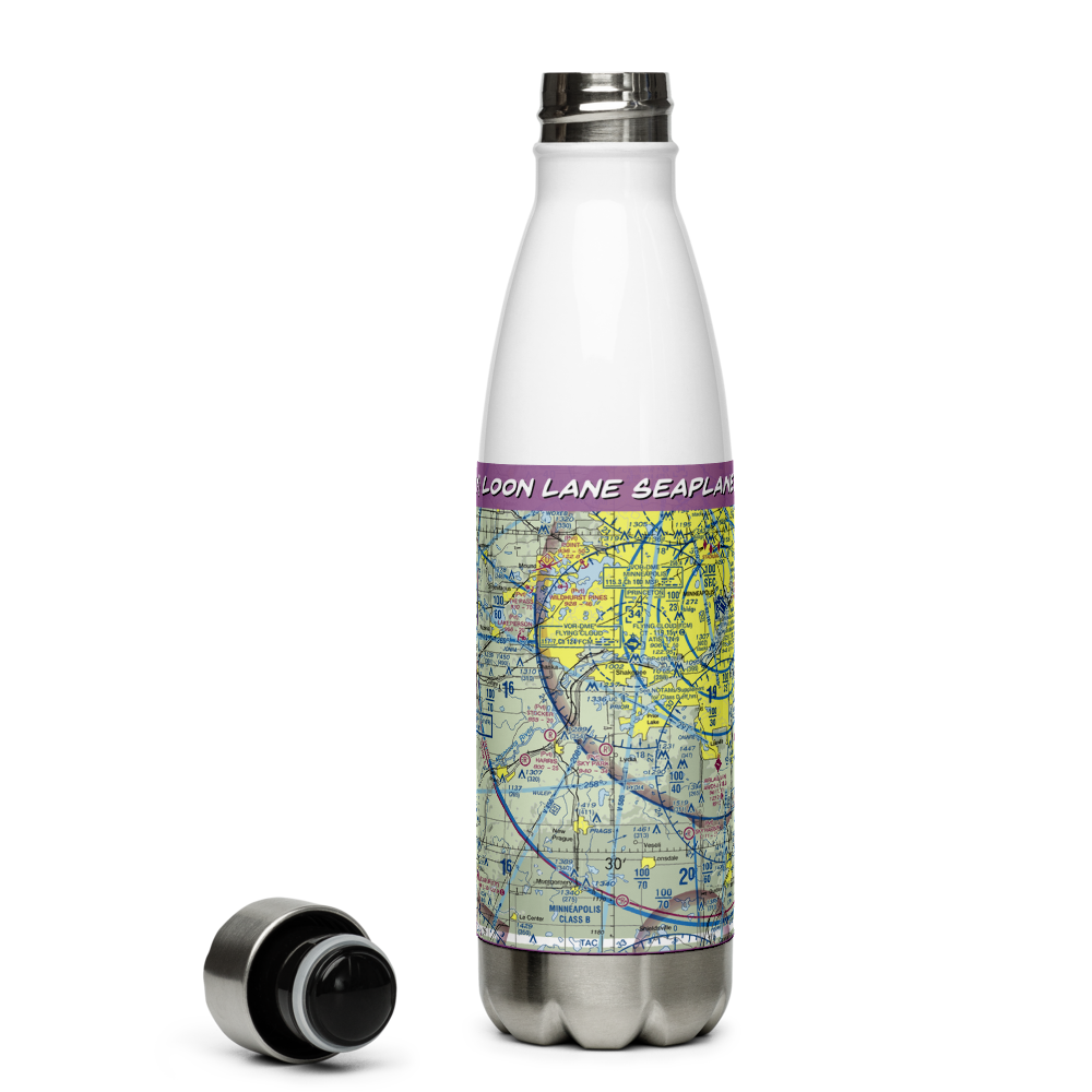 Loon Lane Seaplane Base (70MY) VFR Sectional Water Bottle 