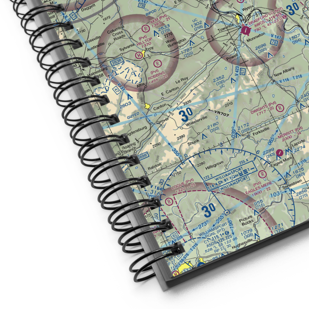 Cash Creek Airport (PN10) VFR Sectional Notebook 