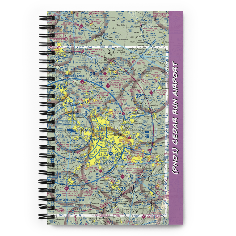 Cedar Run Airport (PN01) VFR Sectional Notebook 