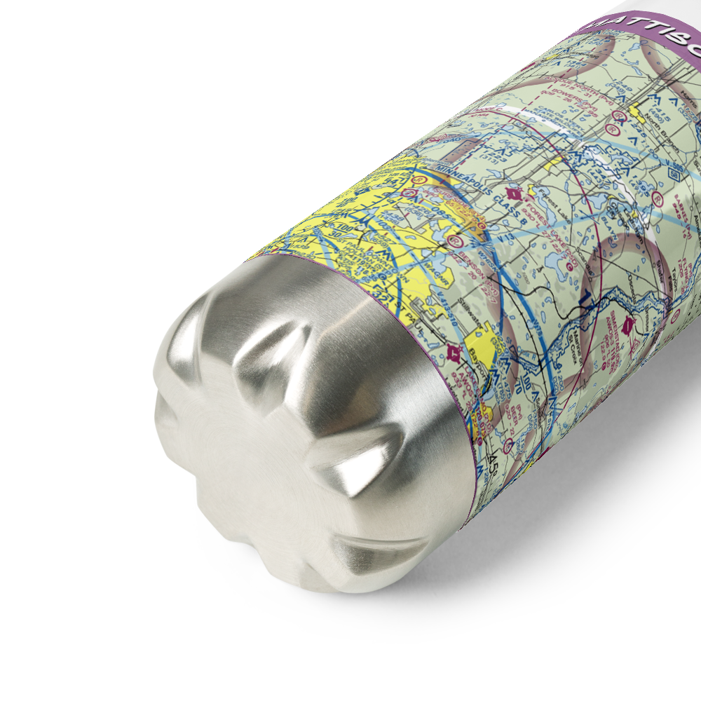 Mattison's Seaplane Base (71MN) VFR Sectional Water Bottle 
