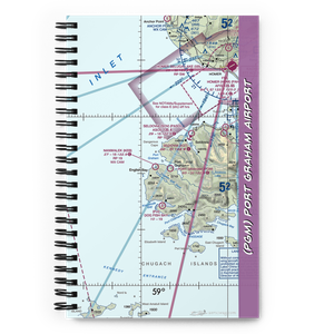 Port Graham Airport (PGM) VFR Sectional Notebook
