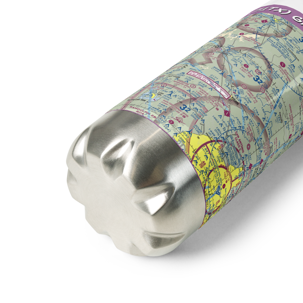 Grier Airport (71TX) VFR Sectional Water Bottle 