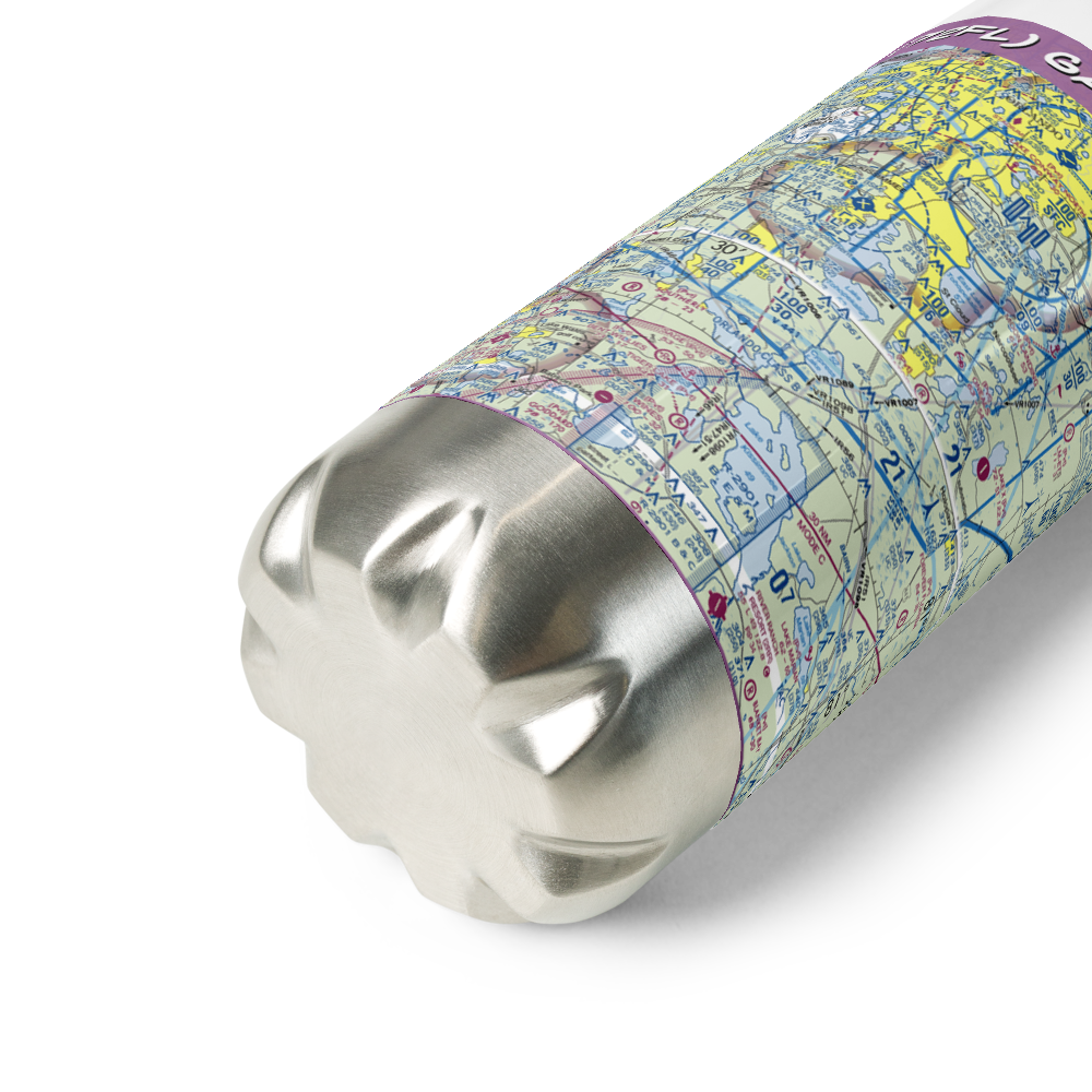 Gator Airpark (72FL) VFR Sectional Water Bottle 
