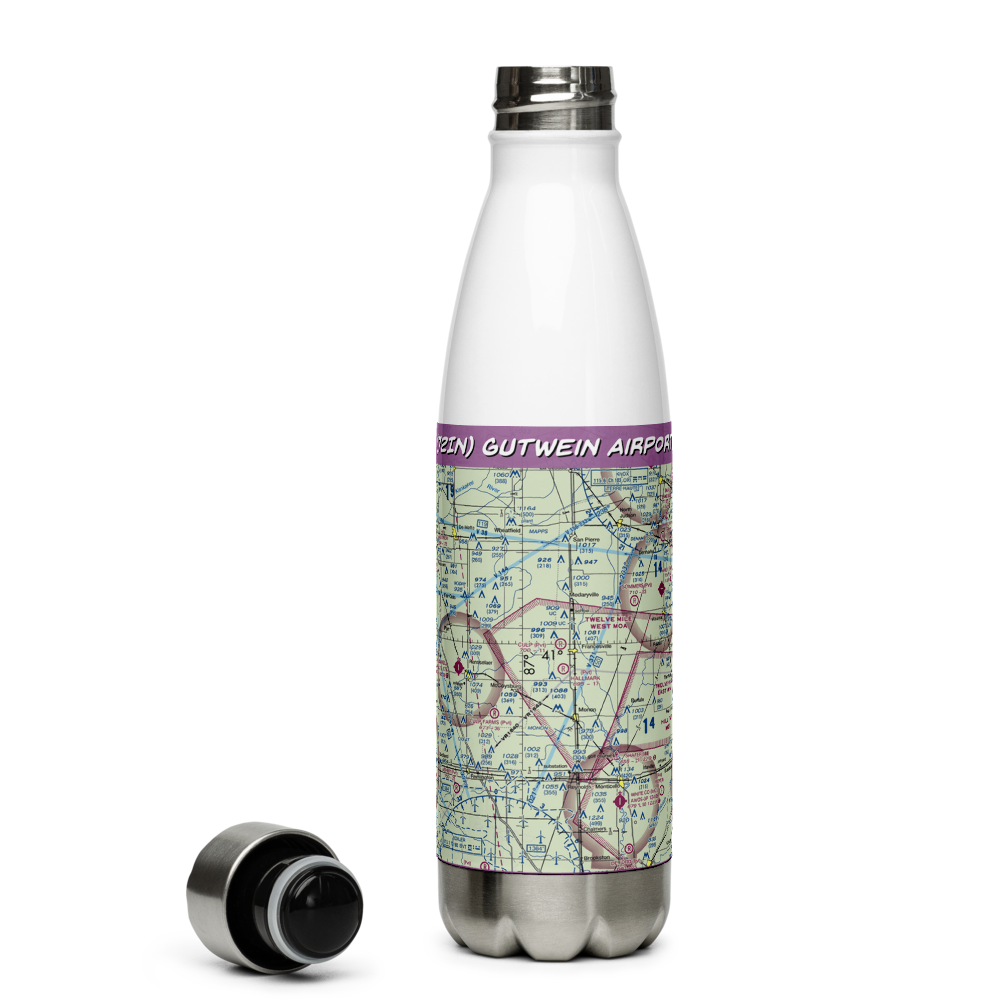 Gutwein Airport (72IN) VFR Sectional Water Bottle 
