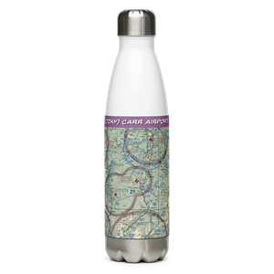Carr Airport (72KY) VFR Sectional Water Bottle