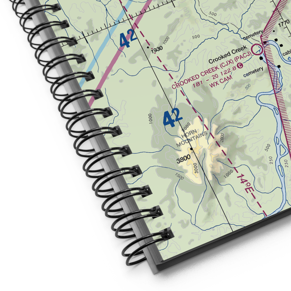 Donlin Creek Airporr (01AA) VFR Sectional Notebook 