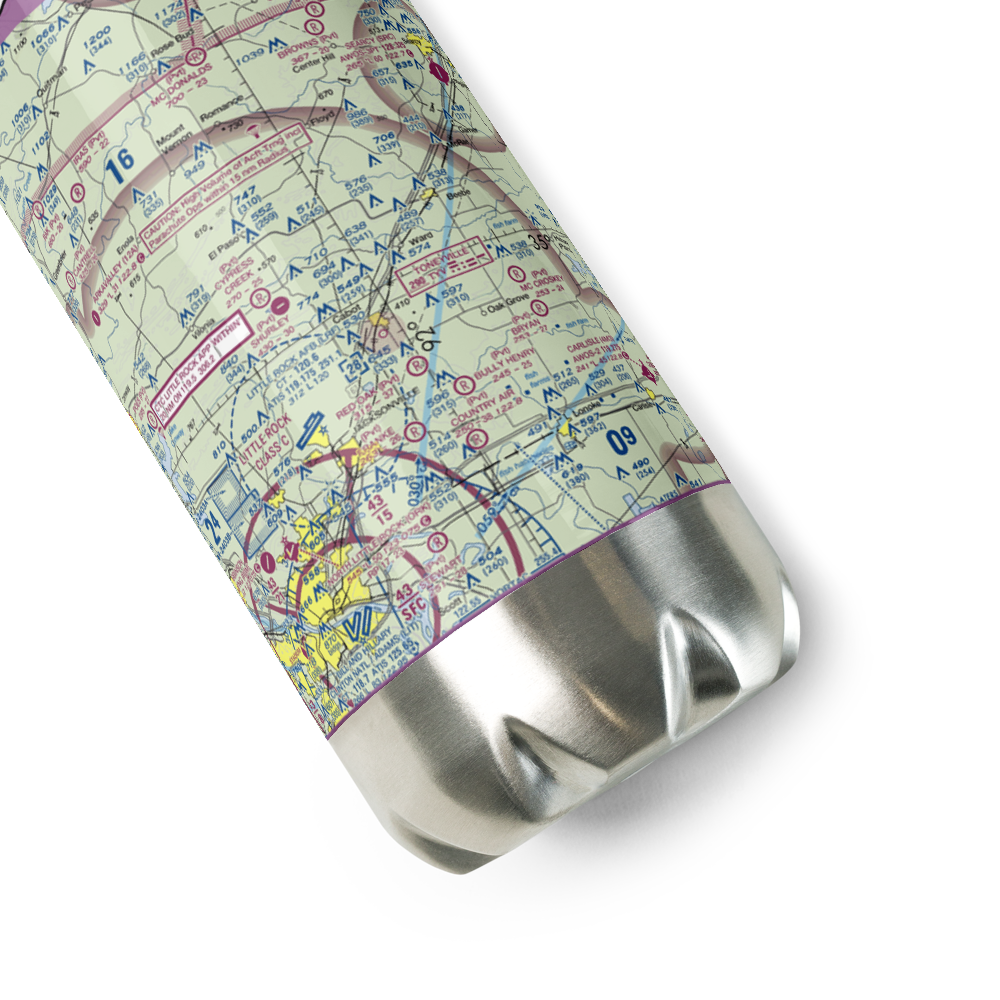 Dogwood Airport (73AR) VFR Sectional Water Bottle 