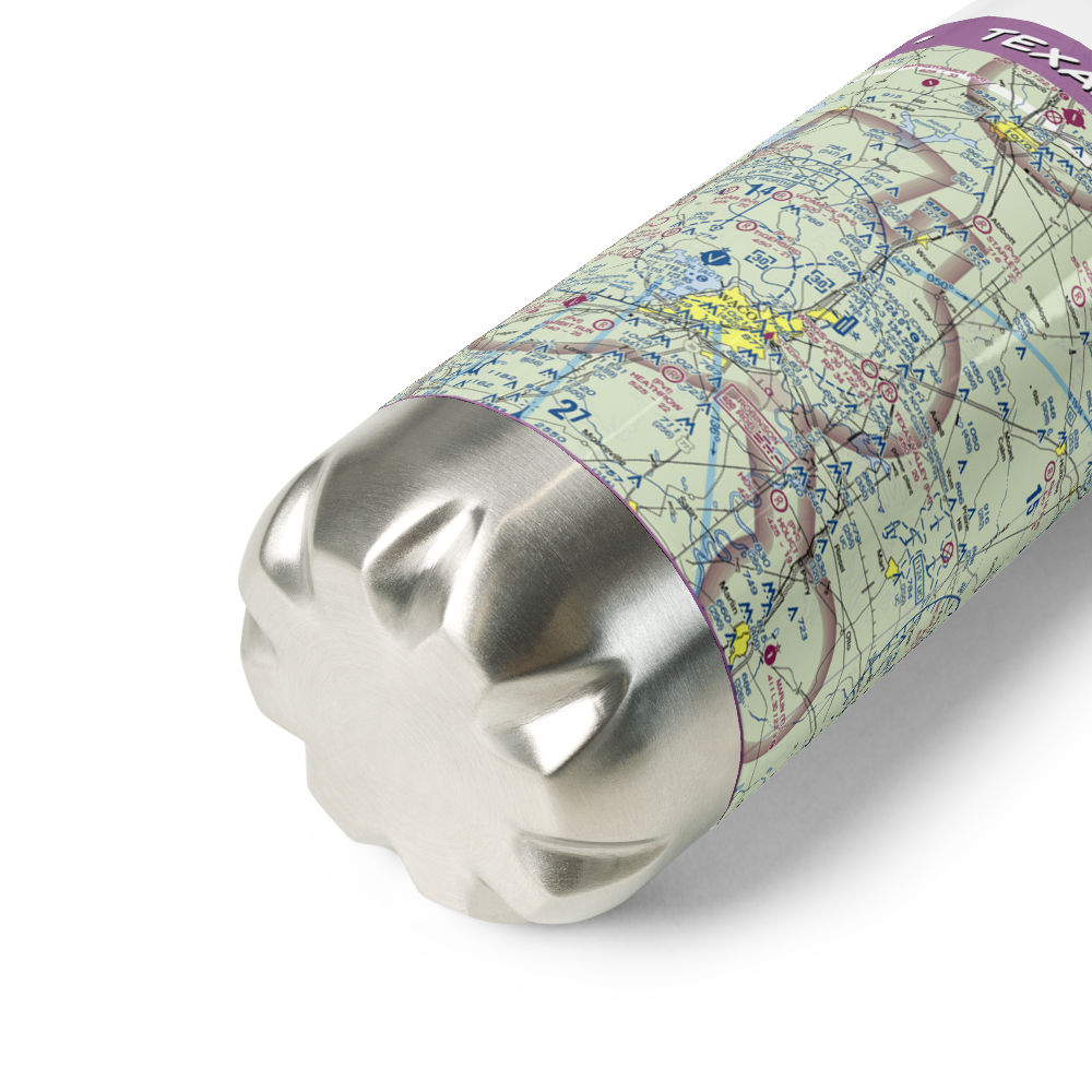 Wings For Christ International Flight Academy Airport (73F) VFR Sectional Water Bottle 