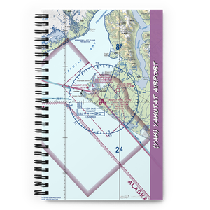 Yakutat Airport (YAK) VFR Sectional Notebook