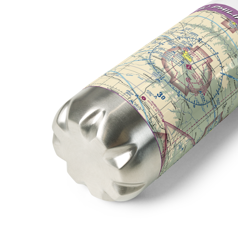 Philip Ranch Airport (73KS) VFR Sectional Water Bottle 