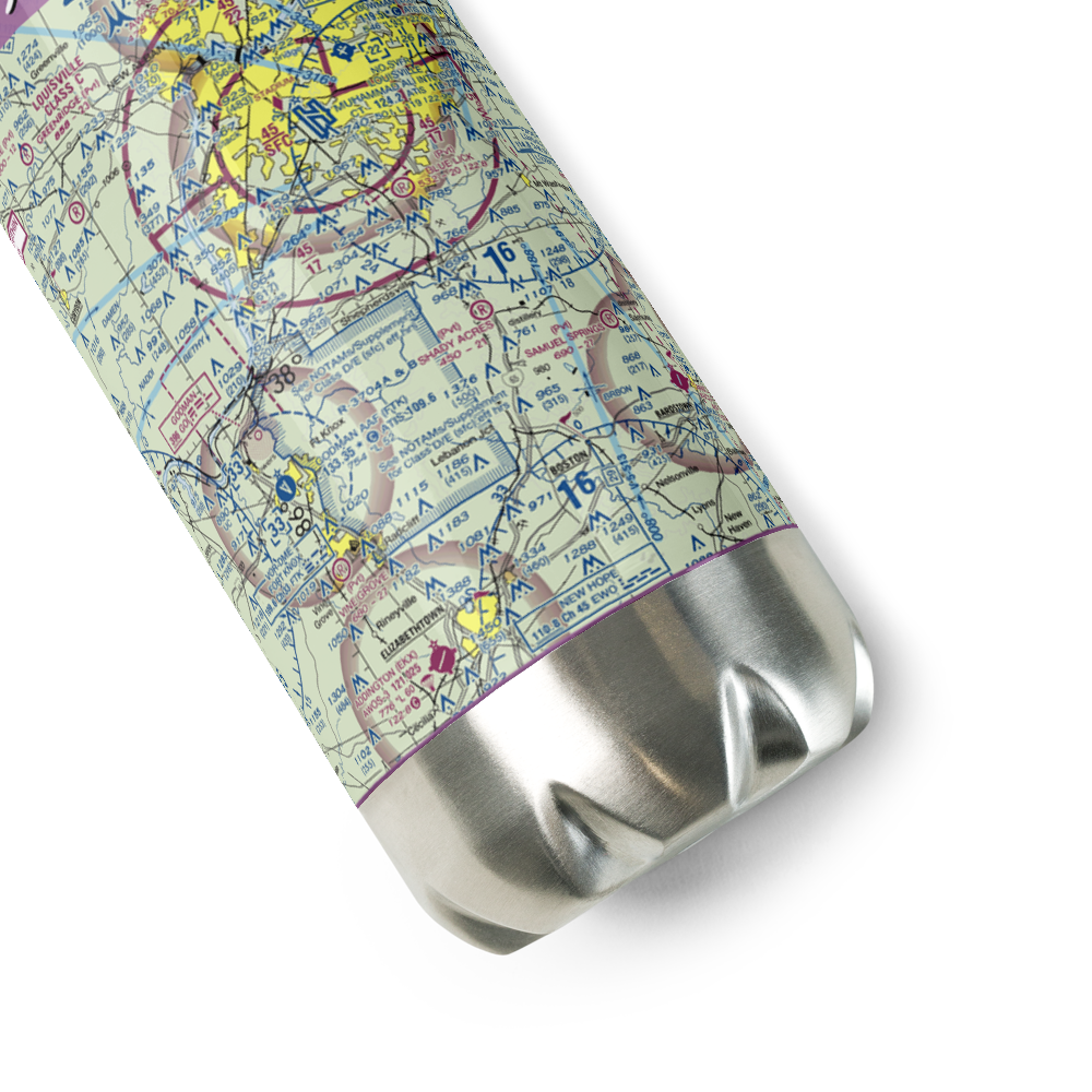 Brooks Field (73KY) VFR Sectional Water Bottle 