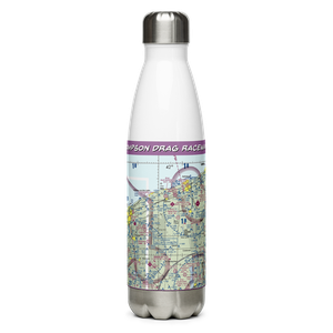 Thompson Drag Raceway Airport (73OH) VFR Sectional Water Bottle